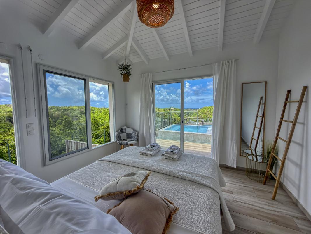 17.Location villa 3 chambres piscine vue mer Le Gosier Guadeloupe